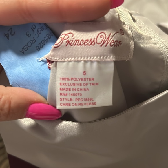 Princess Wear Silver and Purple Formal Dress - 5 - Picture 3 of 5